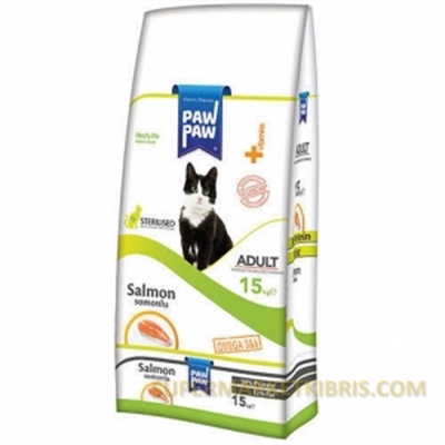 PAW PAW KEDİ STERİL SALMON 1,5KG