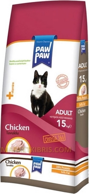 PAW PAW KEDİ KRAKER TAVUK 1,5KG