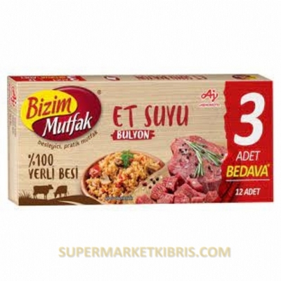 BİZİM BULYON ET SUYU 12 Lİ