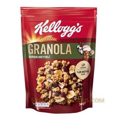 KELLOGGS GRANOLA KARIŞIK MEYVELİ 340GR