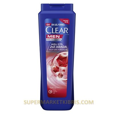 CLEAR MEN HIZLI STİL 2 Sİ 1 ARADA ŞAMPUAN 485ML