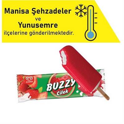 ALGİDA BUZZY ÇİLEK VANİLYA 67 ML
