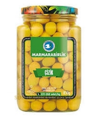 MARMARABİRLİK M BOY ÇİZİK DOĞAL YEŞİL ZEYTİN 400GR