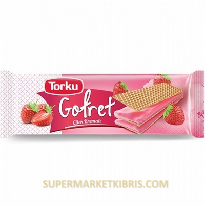 TORKU GOFRET ÇİLEKLİ BOL KREMALI 142 GR