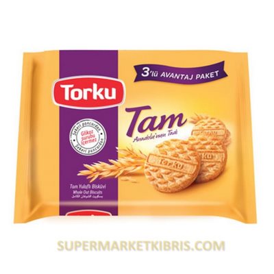 TORKU TAM YULAFLI BİSKÜVİ 375 GR