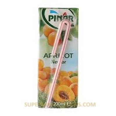 PINAR MEYVE SUYU KAYİSİ 200ML