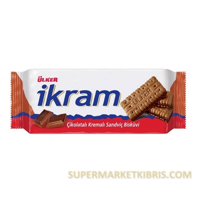 ÜLKER İKRAM ÇİKOLATALİ BİSKÜVİ 84 GR