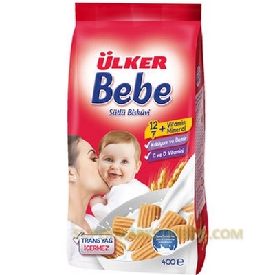 ÜLKER BEBE SÜTLÜ BİSKÜVİ 400GR POŞET