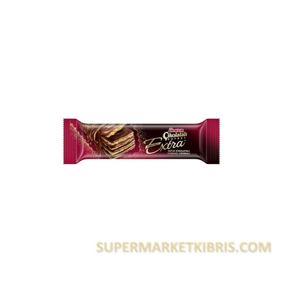 ÜLKER ÇİKOLATALI GOFRET EXTRA SÜTLÜ&FINDIKLI 45 GR