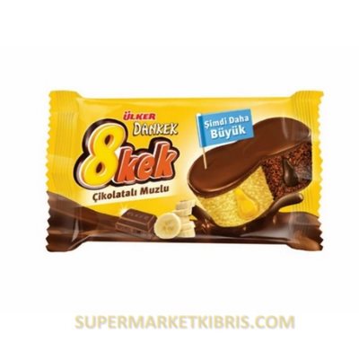 ÜLKER DANKEK 8KEK ÇİKOLATALI + MUZLU 55 GR