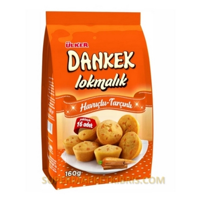 ÜLKER DANKEK LOKMALIK KEK HAVUÇLU TARÇINLI 160GR