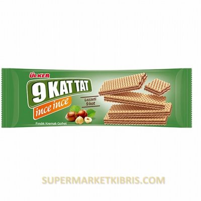 ÜLKER 9 KAT TAT İNCE İNCE FINDIK KREMALI 114 GR