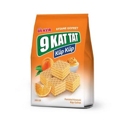 ÜLKER 9 KAT TAT KÜP KÜP PORTAKALLI 200GR