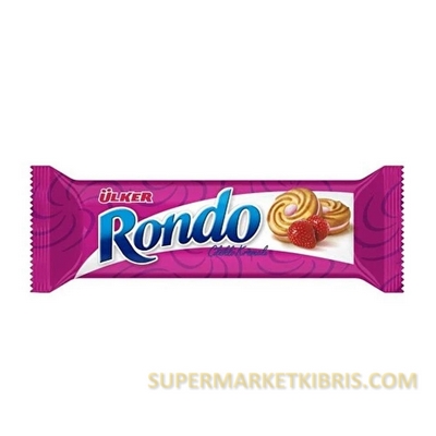 ÜLKER RONDO KREMALI BİSKÜVİ ÇİLEKLİ 61 GR
