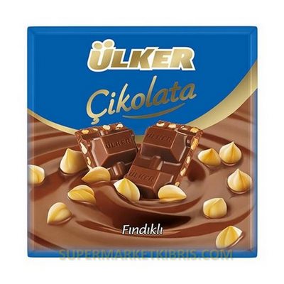 ÜLKER ÇİKOLATA FINDIK KARE 65GR