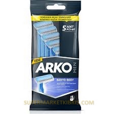 ARKO TRAŞ BİÇAĞİ BANYO 5 Lİ POŞET