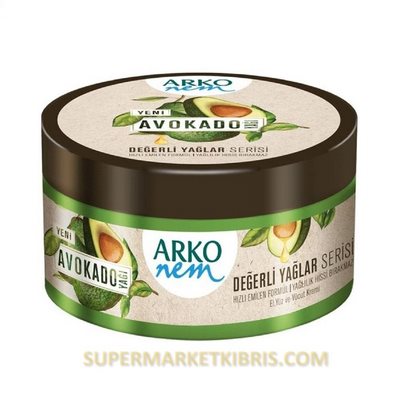 ARKO NEM KREM DEĞERLİ YAĞLAR AVOKADO 250ML