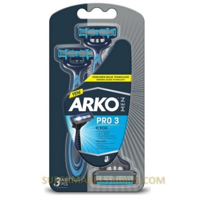 ARKO MEN PRO3 TIRAŞ BIÇAĞI 3 LÜ