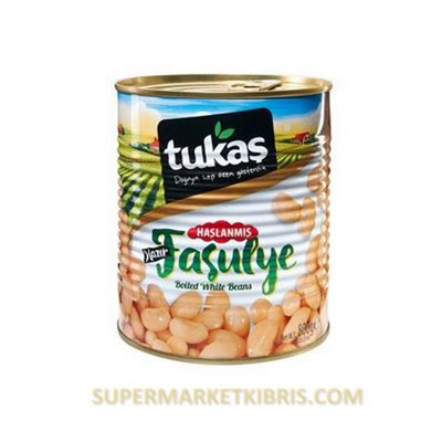 TUKAŞ HAŞLANMİŞ FASÜLYE 800GR