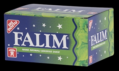 FALIM NANE AROMALI ŞEKERSİZ SAKIZ 100 ADET