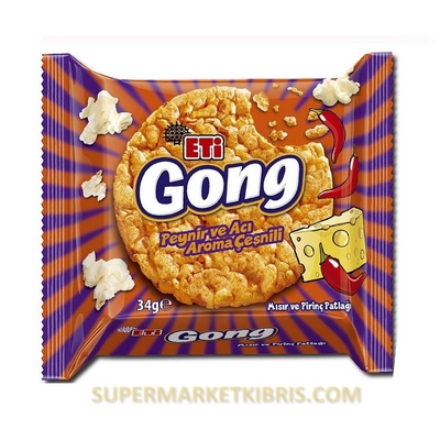 ETİ GONG PEYNİRLİ BAHARATLI 34 GR