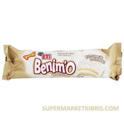 ETİ BENİMO BEYAZ ÇİKOLATALI 80GR