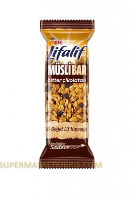 ETİ LİFALİF MÜSLİ BAR BİTTER ÇİKOLATALI 35 GR