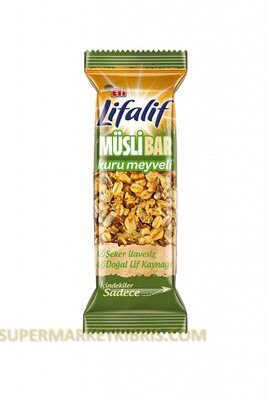 ETLİ LİFALİF MUSLİ KARIŞIK MEYVELİ BAR 35 GR
