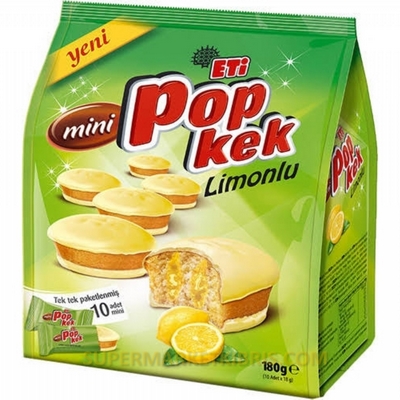 ETİ POPKEK MİNİ LİMONLU 180GR