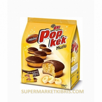 ETİ POPKEK MİNİ MUZLU 180GR