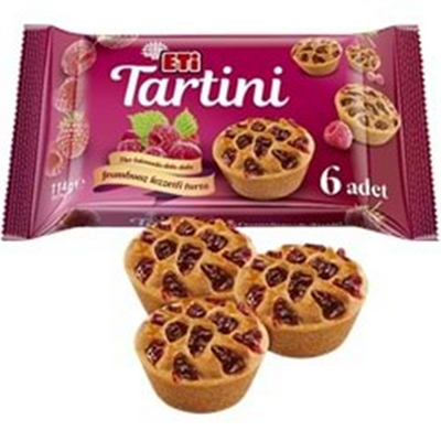 ETI TARTINI FRAMBUAZLI 114G