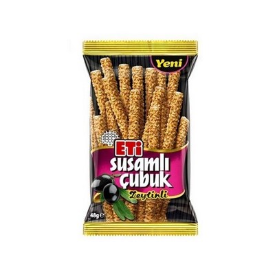 ETİ SUSAMLI ZEYTİNLİ ÇUBUK KRAKER 48 GR
