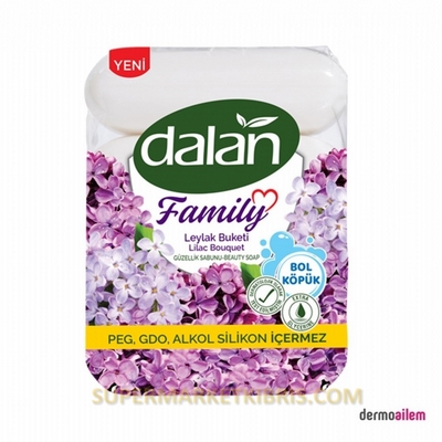 DALAN FAMİLY KATI SABUN LEYLAK 4*75 GR