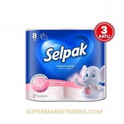 SELPAK TUVALET KAĞIDI PUDRA KOKULU 8 ADET