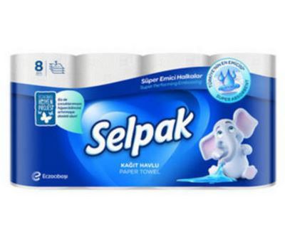 SELPAK HAVLU EXTRA YAĞ EMİCİ 8 RULO