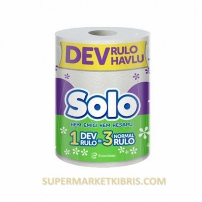 SOLO DEV RULO KAĞIT HAVLU 1 DEV RULO3 RULO