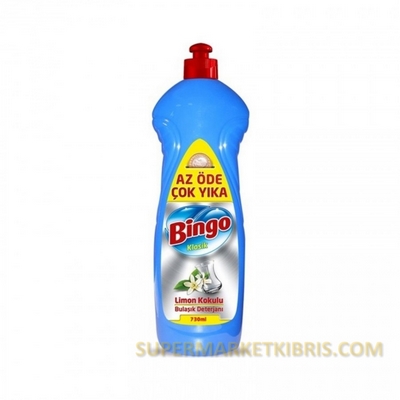 BİNGO SIVI BULAŞIK DETERJANI LİMON KOKULU 730ML