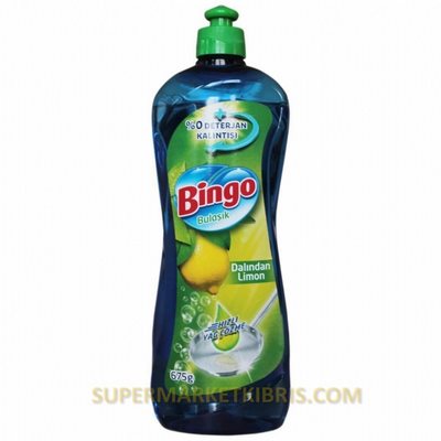 BİNGO SIVI BULAŞIK DETERJANI DALİNDAN LİMON 675 GR