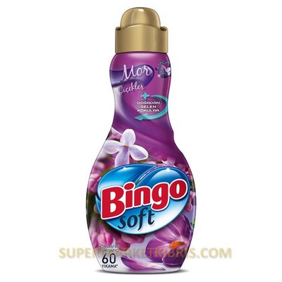BİNGO SOFT YUMUŞATICI MOR ÇİÇEKLER 1440ML 60 YIKAMA