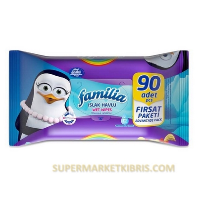 FAMİLİA ISLAK HAVLU MENDİL 90 LI