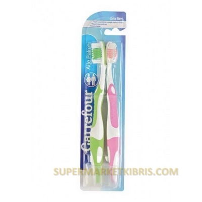 CARREFOUR EKONOMİK DİŞ FIRÇASI 2Lİ