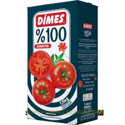 DİMES DOMATES %100 1LT