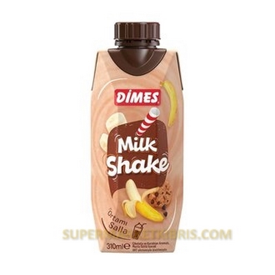 DİMES MİLKSHAKE ÇİKOLATALI MUZLU 310ML