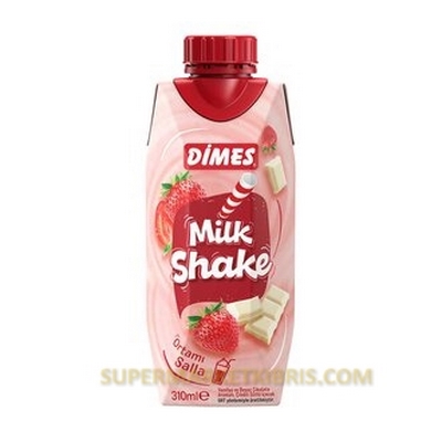DİMES MİLKSHAKE ÇİLEK VANİLYA 310ML