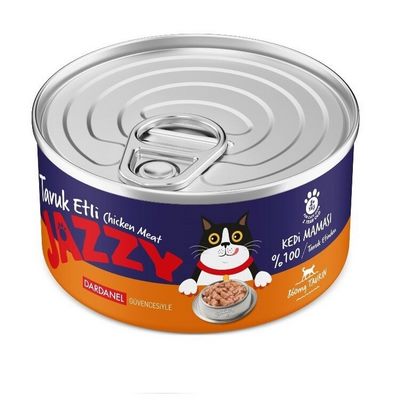 JAZZY CAT FOOD WITH CHICKEN 95G