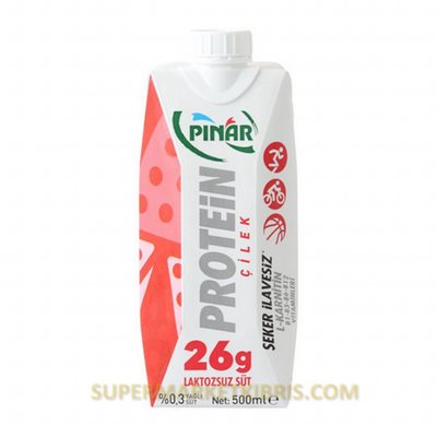 PINAR PROTEİN SÜT ÇİLEK 500ML