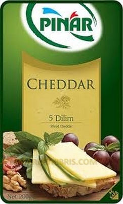 PINAR CHEDDAR DİLİMLİ PEYNİR 200GR