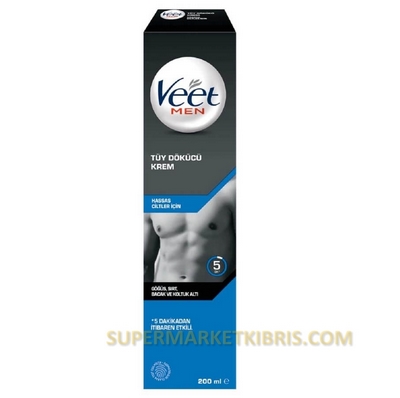 VEET MEN HASSAS ERKEKLERE ÖZEL TÜY DÖKÜCÜ KREM 200ML