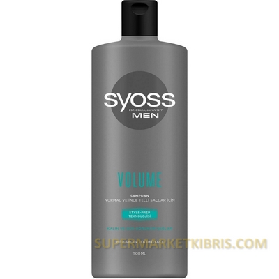SYOSS MEN VOLUME ŞAMPUAN 500ML