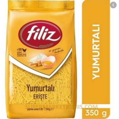 FİLİZ MAKARNA YUMURTALI ERİŞTE 350GR
